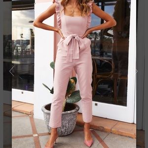 Pink jumpsuit